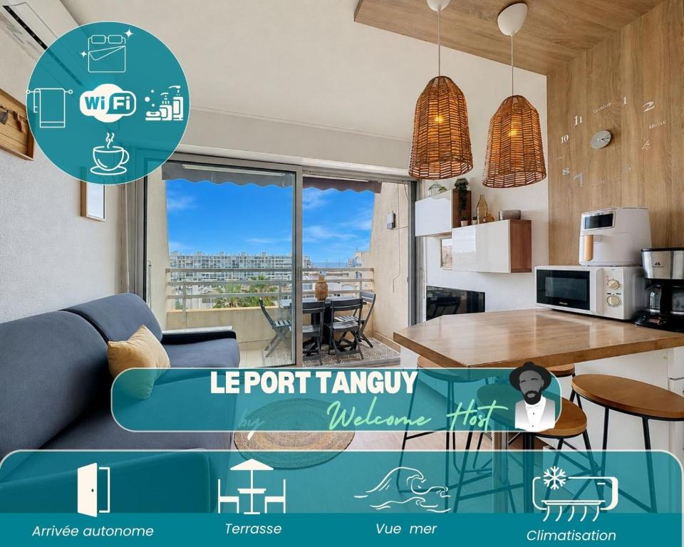 Le Port Tanguy, vue mer. - 1