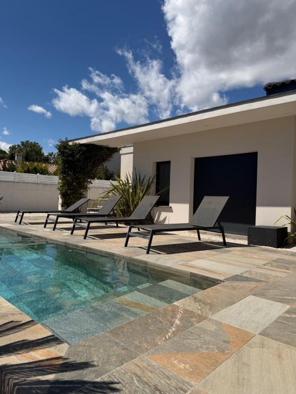 Villa spacieuse piscine 350 m de la plage - 4