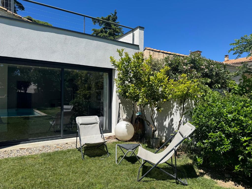 Maison moderne Avignon pour 6 pers Piscine privée - 5