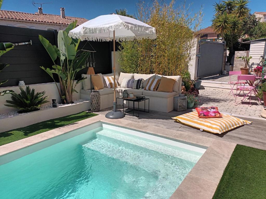 Villa Lalou Piscine trois chambres à Fréjus - 2