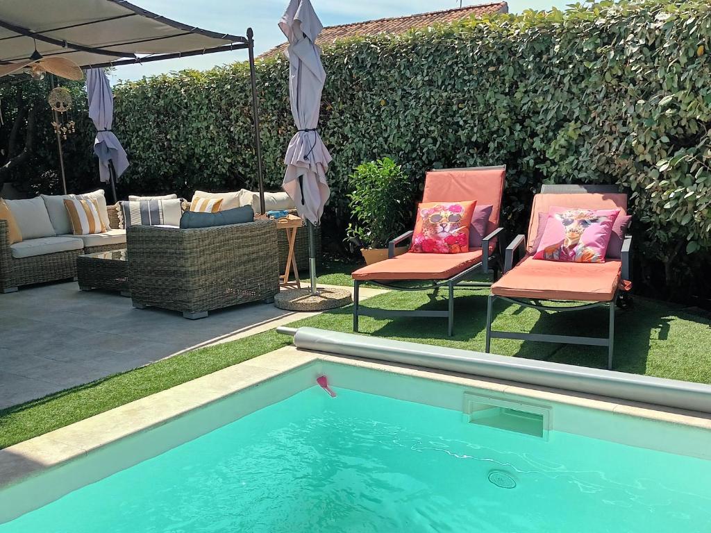 Villa Lalou Piscine trois chambres à Fréjus - 4