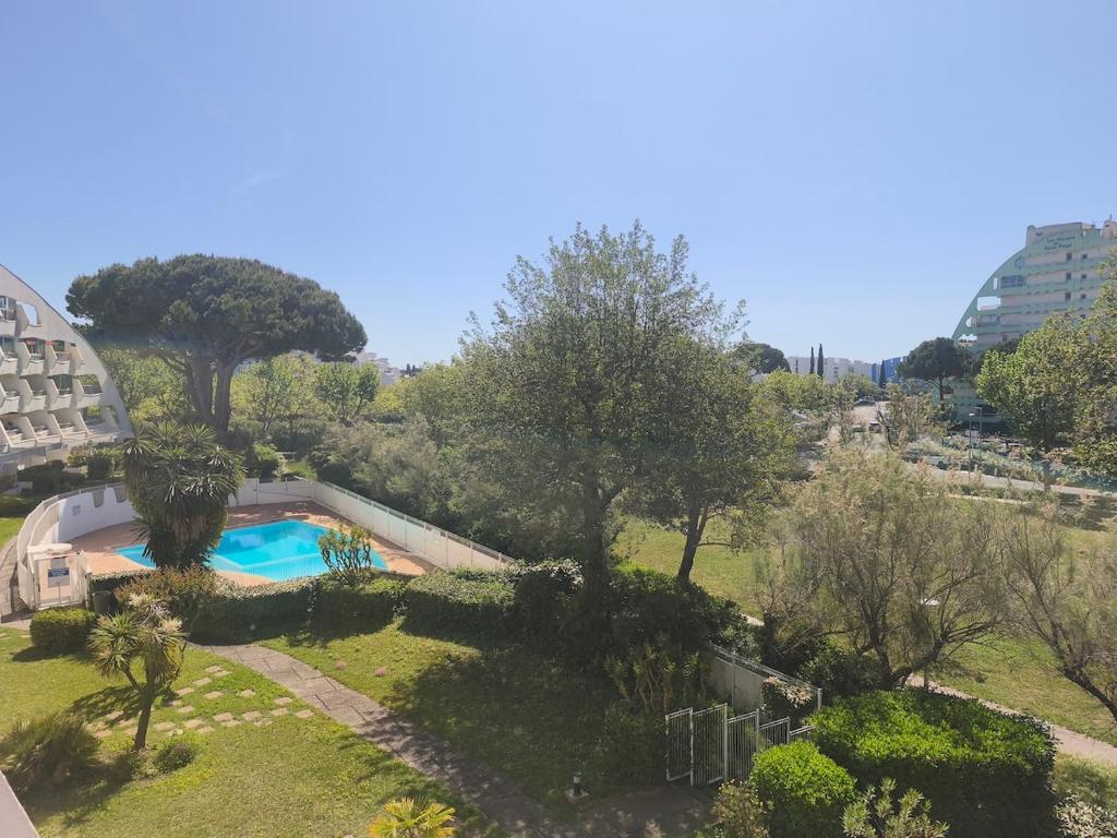 T2 cabine - Terrasse 45m2 - Piscine - Clim - Parking privé - 2