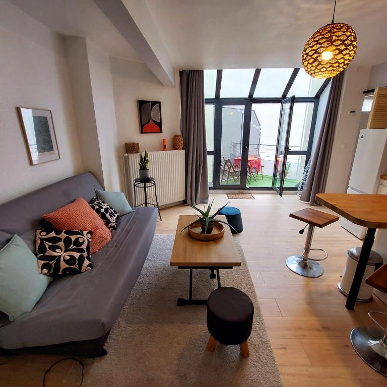 Charmant T2 avec terrasse au coeur du Vieux Rennes - 1