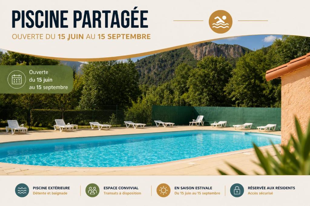 Le nid des Bains - Climatisé - Piscine partagée - 3