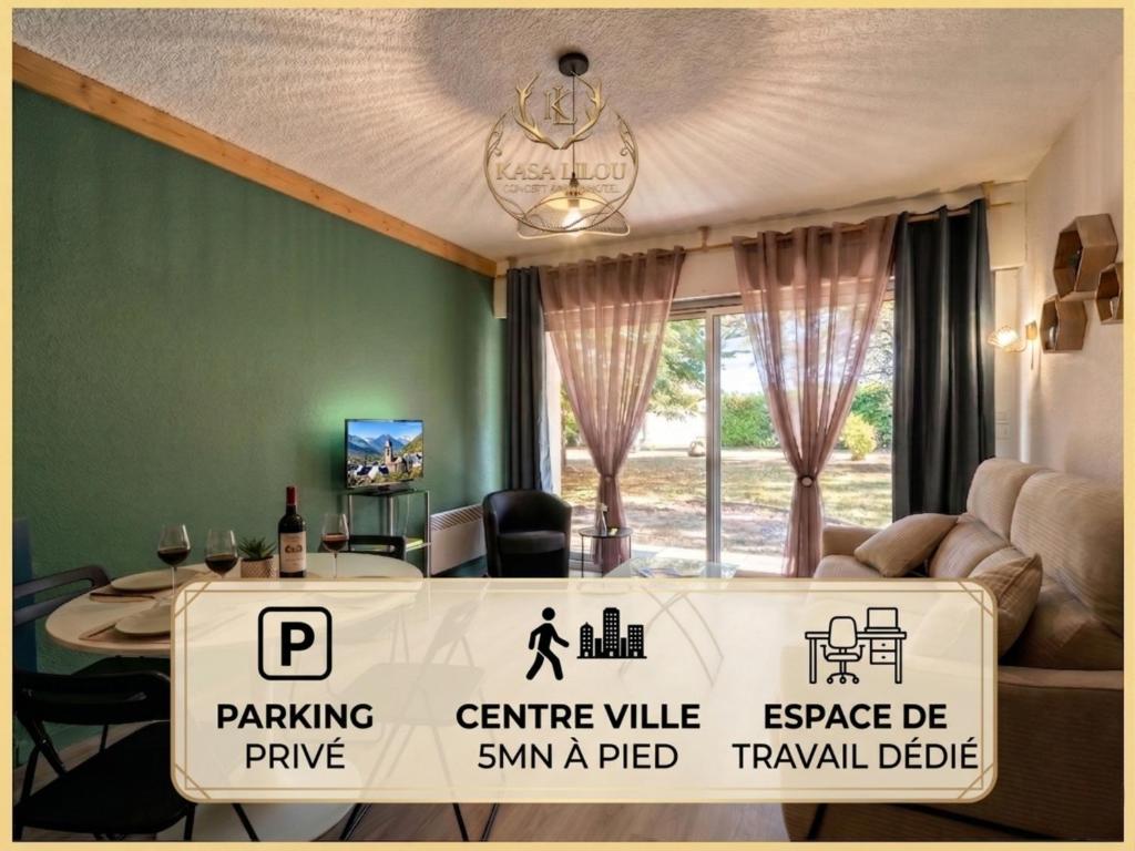 Le Pré Carré - Idéal Couple - Détente et Therme à proximité - Terrasse - Calme - Randonnée & Cyclisme - Nature - Esprit Appart'hotel - OFFRE SPÉCIALE PRINTEMPS - 1