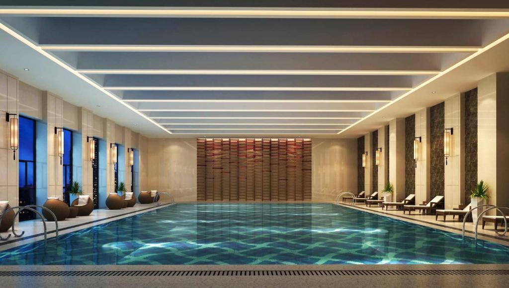 Fitness center, New Century Grand Hotel Xi'an Xizang Building in Xian