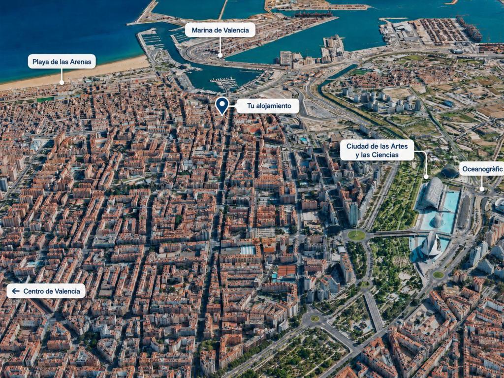 FLORIT FLATS - Port & City Arts - 15 min Beach - 3