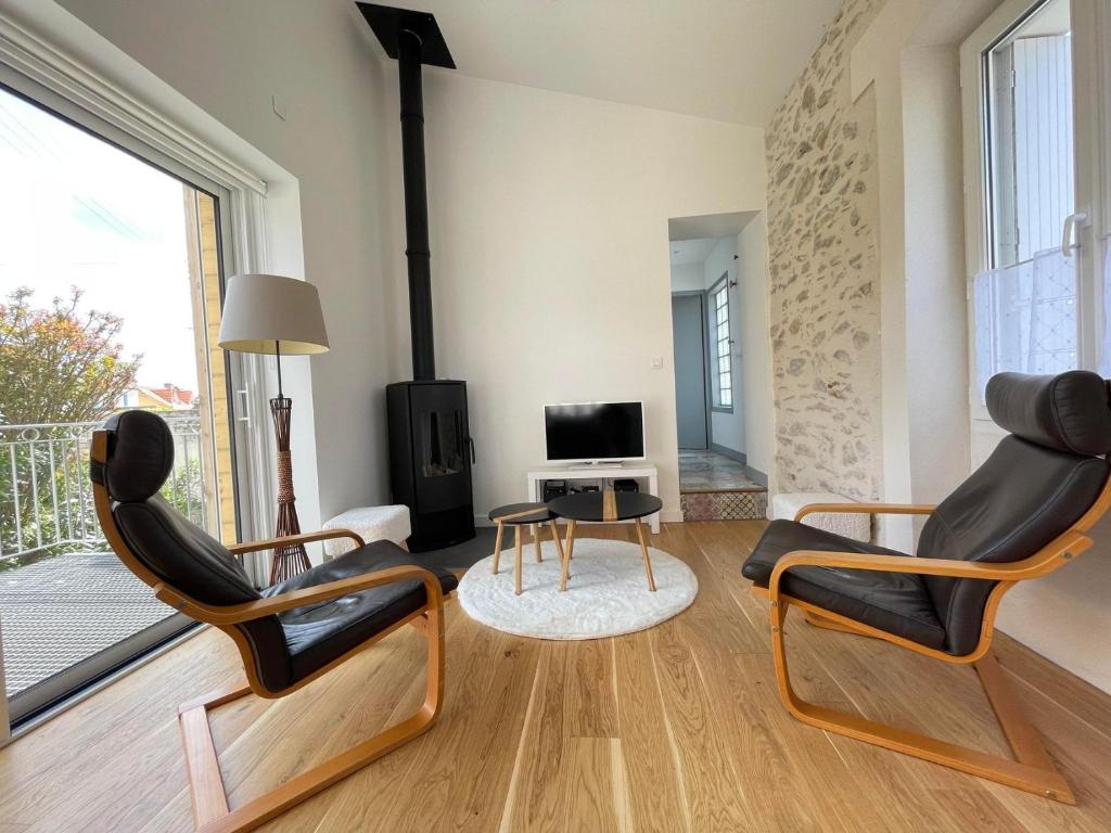 L'Atelier jolie maison rénovée proche côte sauvage - 3