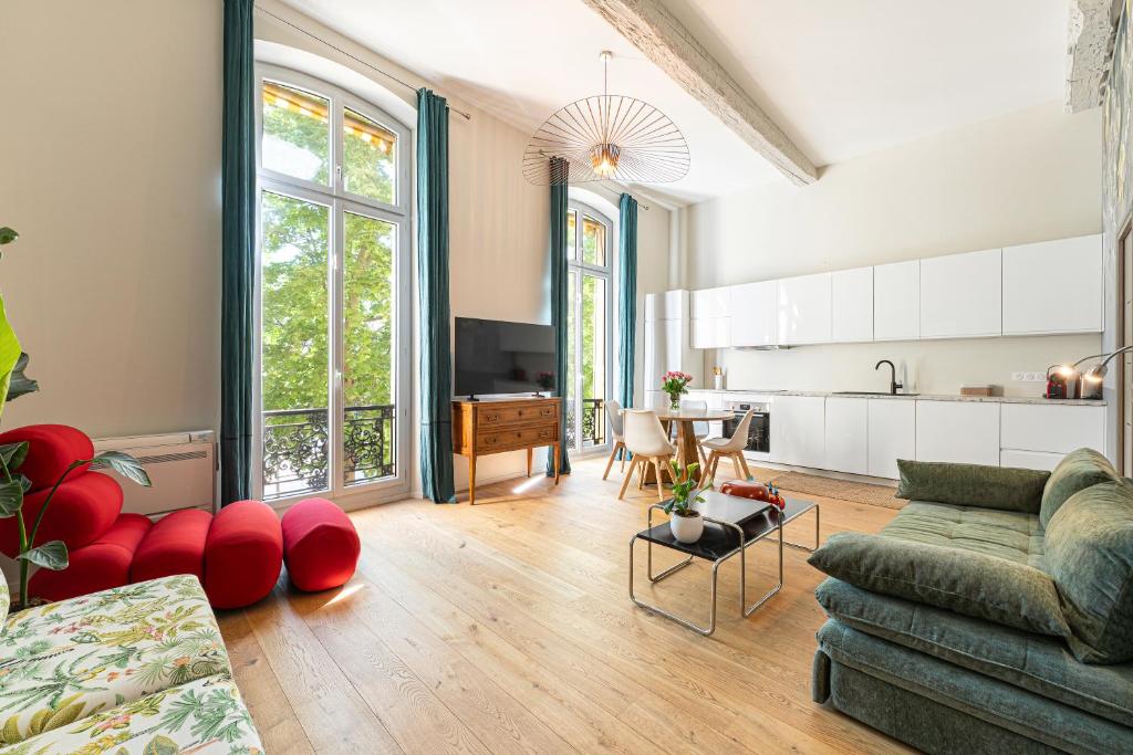 Appartement Luxe Rotonde - Vue Panoramique - Clim - 1