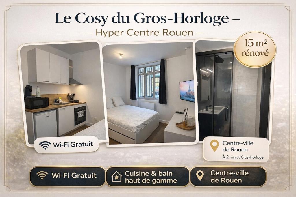 Le Cosy du Gros-Horloge Centre Ville de Rouen - 1