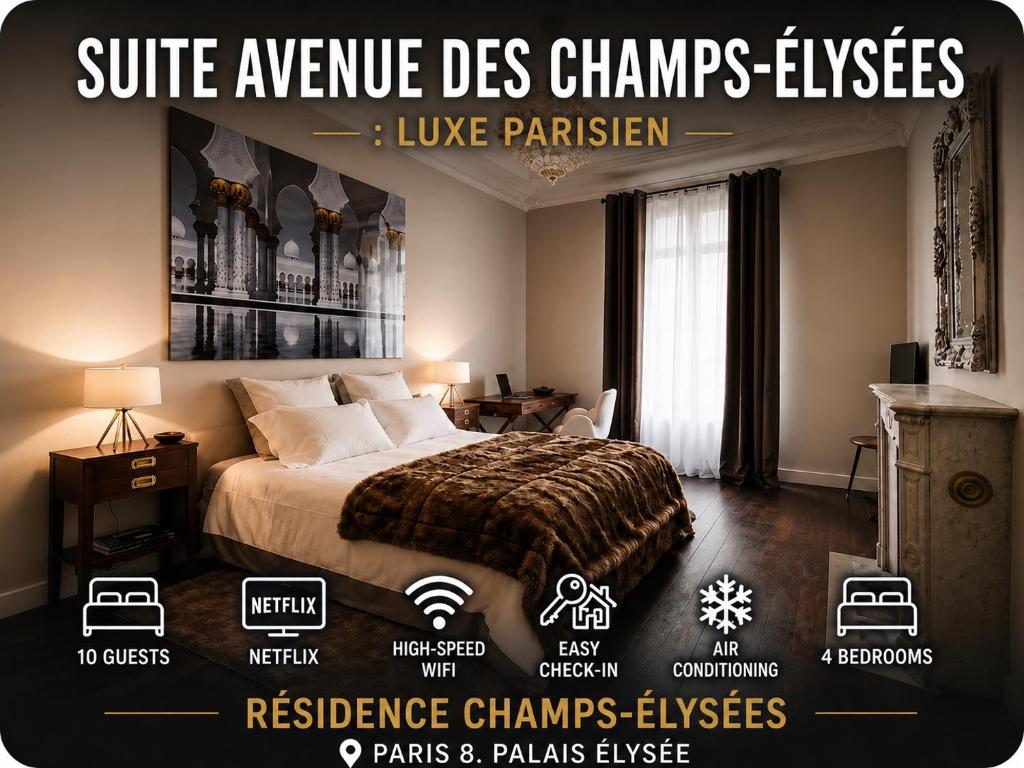 Suite Avenue des Champs-Élysées : Luxe Parisien - 1