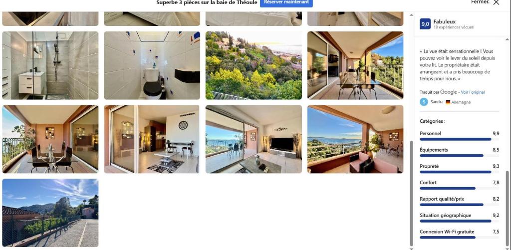 3 pièces avec vue mer exceptionnelle - changement de gestionnaire voir photos pour avis - 4
