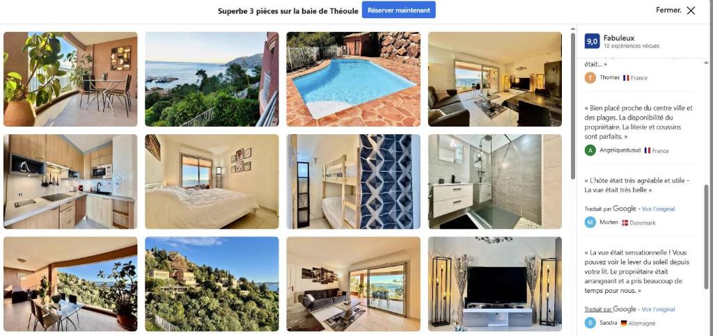 3 pièces avec vue mer exceptionnelle - changement de gestionnaire voir photos pour avis - 5