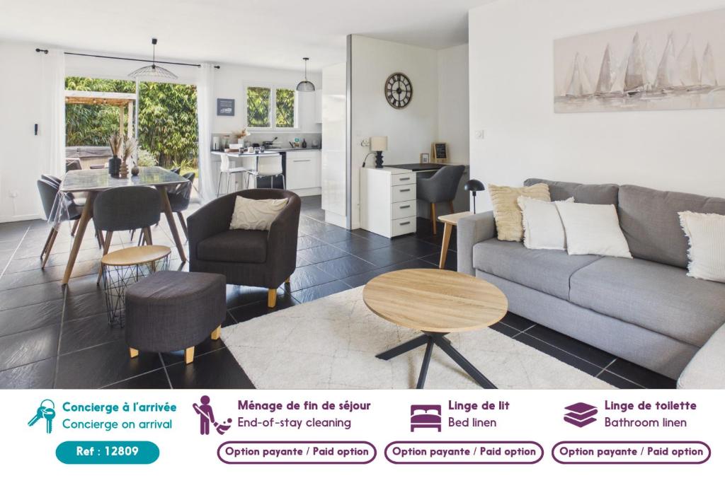 Maison avec jacuzzi et grand jardin - 6 pers - 2