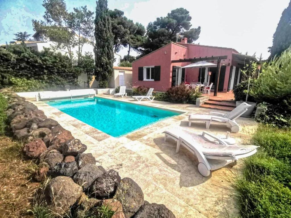 Villa avec piscine, clim et wifi - 7 pers. - FR-1-880-27 - 1