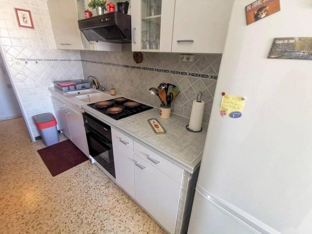 Studio cabine avec parking, vue plage - 4 pers. - FR-1-880-58 - 4