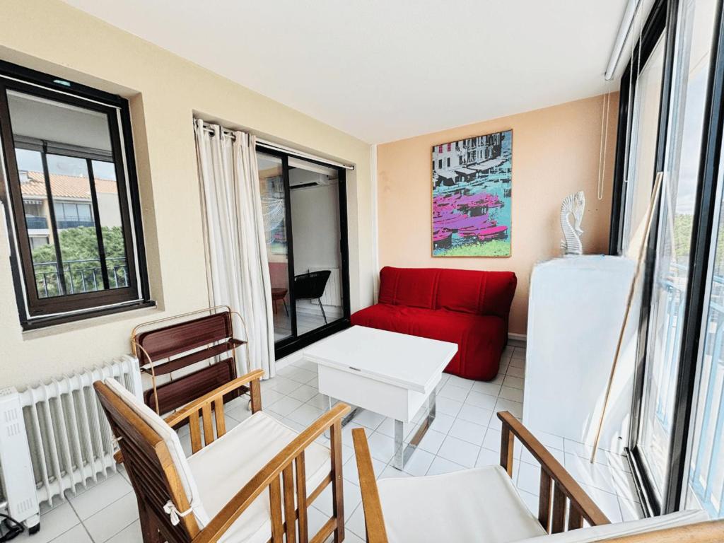 Studio cabine à Port Argelès avec loggia et parking privatif - FR-1-309-416 - 5