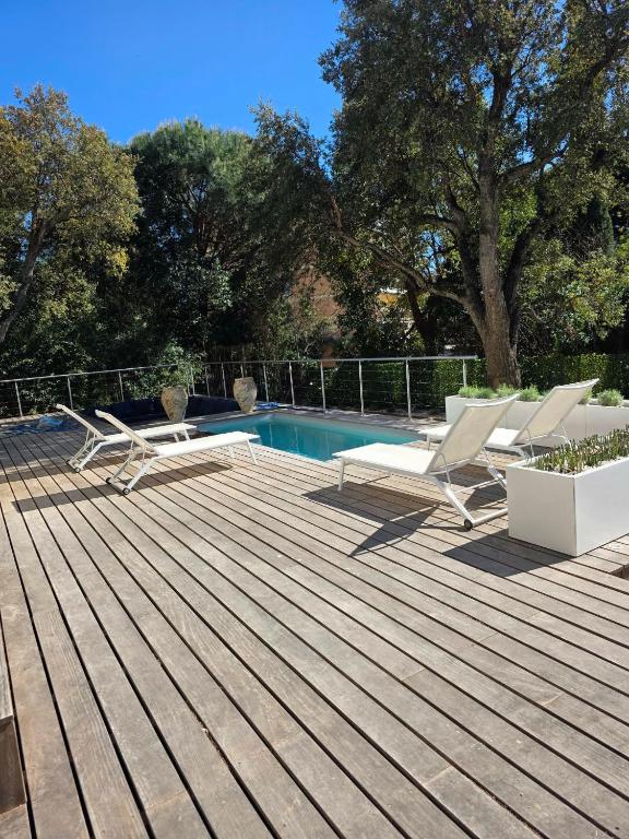 Esprit Villa - Appart luxe jardin et piscine 300m plage - 4