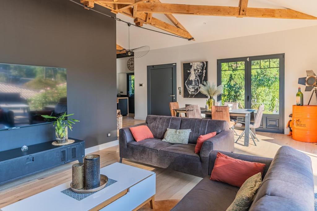 Villaluxe 10-12 people pool pool house cinema fiber - 4
