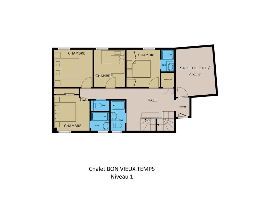 Chalet 4★, 15 pers, La Clusaz, sauna, centre village, 7 chambres - FR-1-304-177 - 5