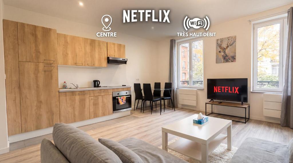 Grand Appartement 2 Chambres Centre Mulhouse - 1