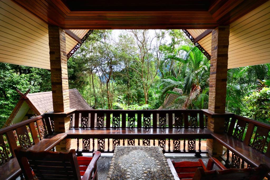Balcony/terrace, Khao Sok Las Orquideas Resort in Khao Sok (Suratthani)