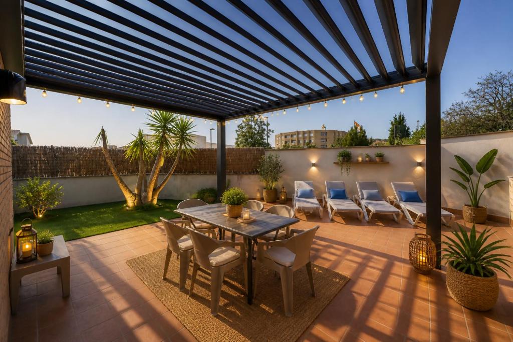 Terraza, Piscina y Parking en Tossa - 1