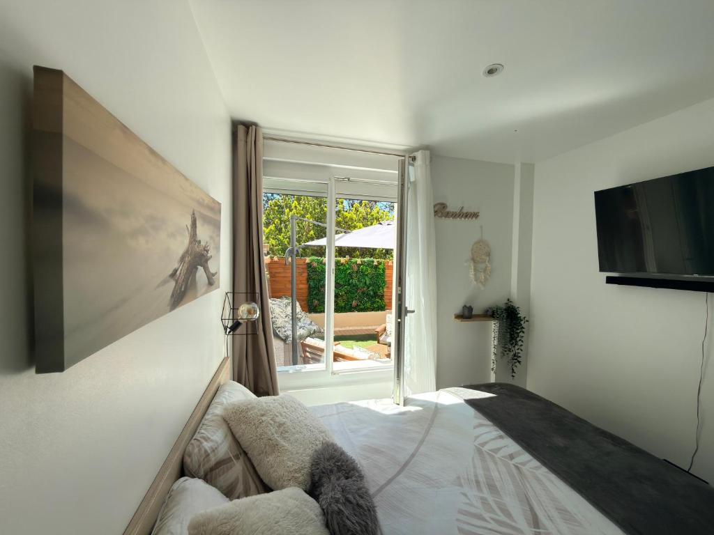 Le Cosy-appartement 4 pers, climatisé, grand terrasse plein sud, parking privatif - 3