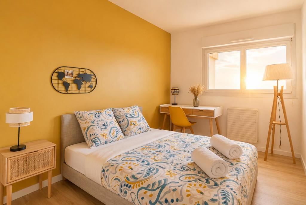 Grand appartement 10 pers, Ventilateur, 5 chambres & Parking gratuit - 3