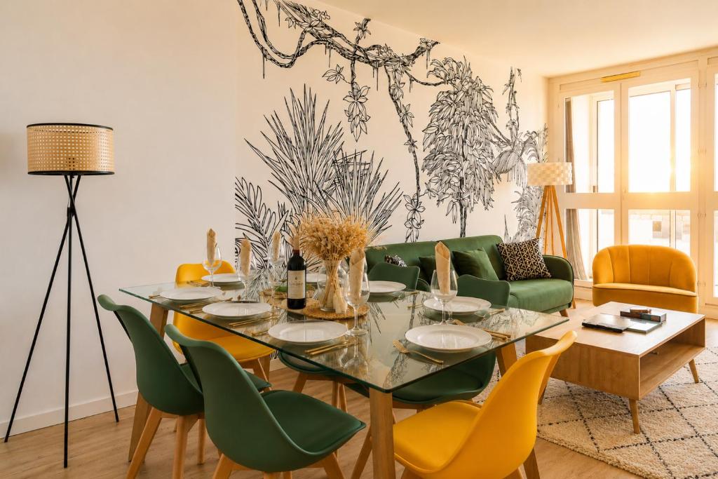 Grand appartement 10 pers, Ventilateur, 5 chambres & Parking gratuit - 5
