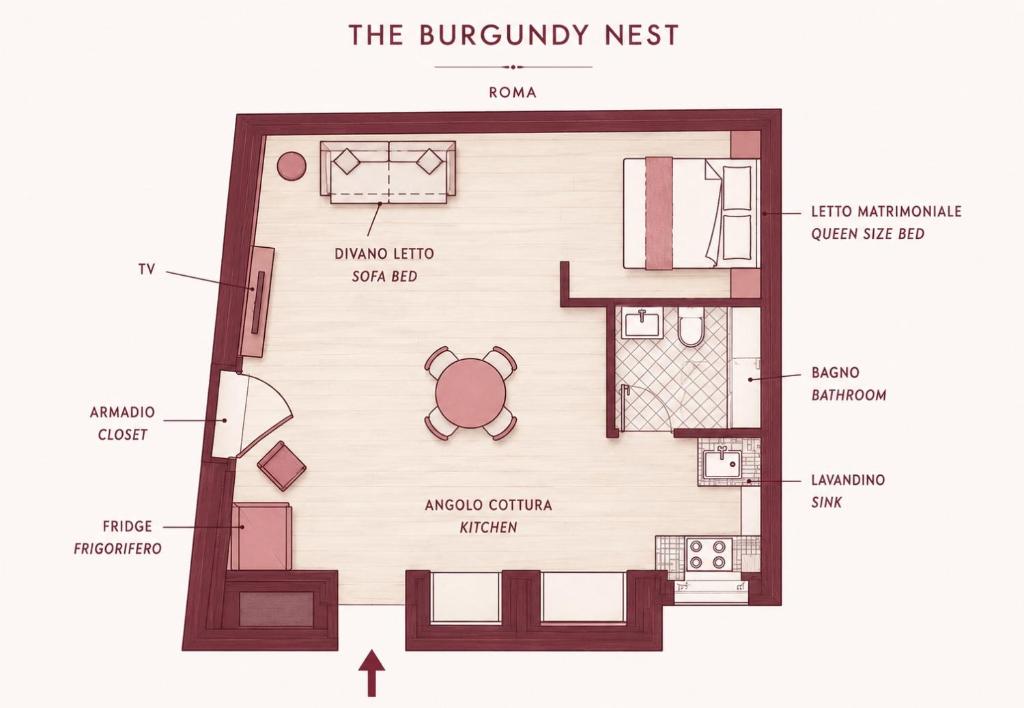 The Burgundy Nest Apartment Campo de' Fiori - 2
