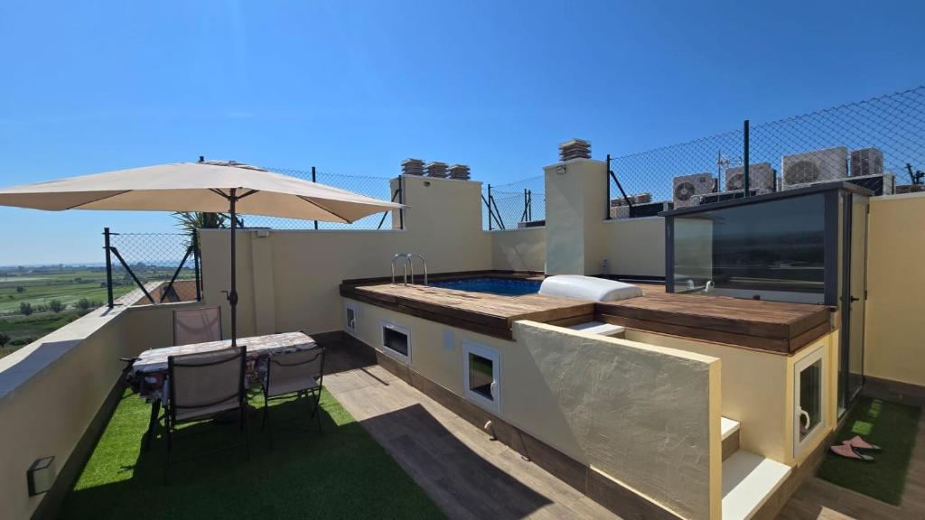 Ático con Piscina privada y Solarium en la Ràpita - 2
