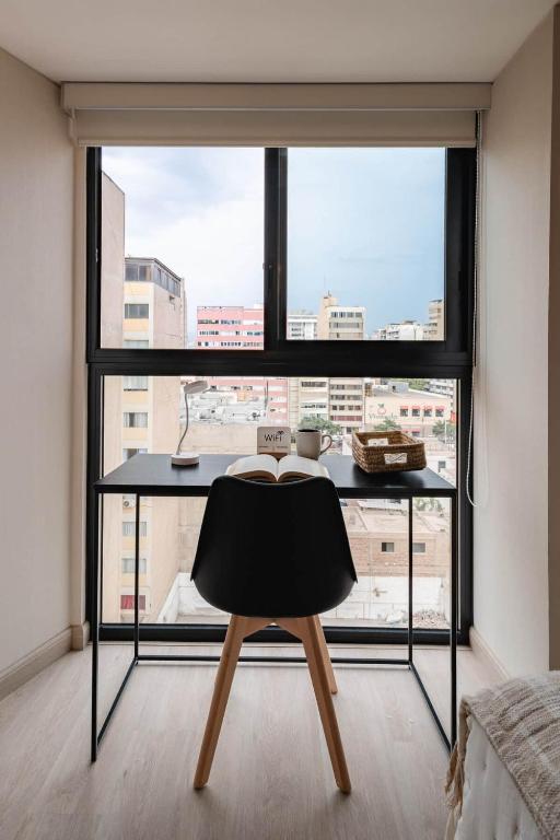 Studio con A/C, desk, vista y piscina en Larco - 3