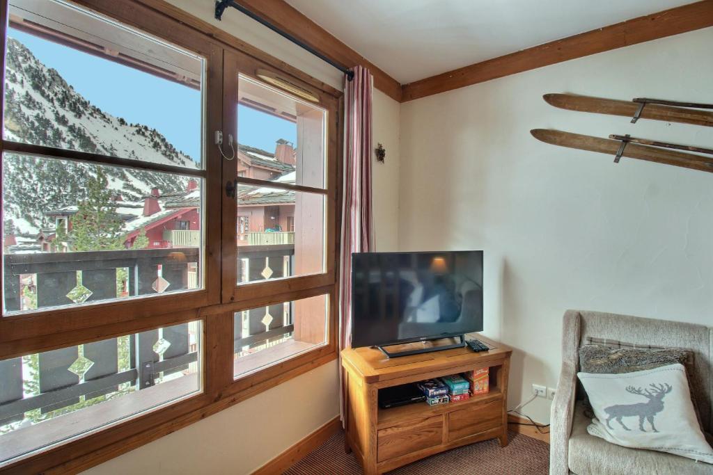 Arc 1950, Appartement 3 chambres Duplex 8 pers, Vue Montagne, Sauna, Hammam, Jacuzzi, Piscine extérieure chauffée - 5
