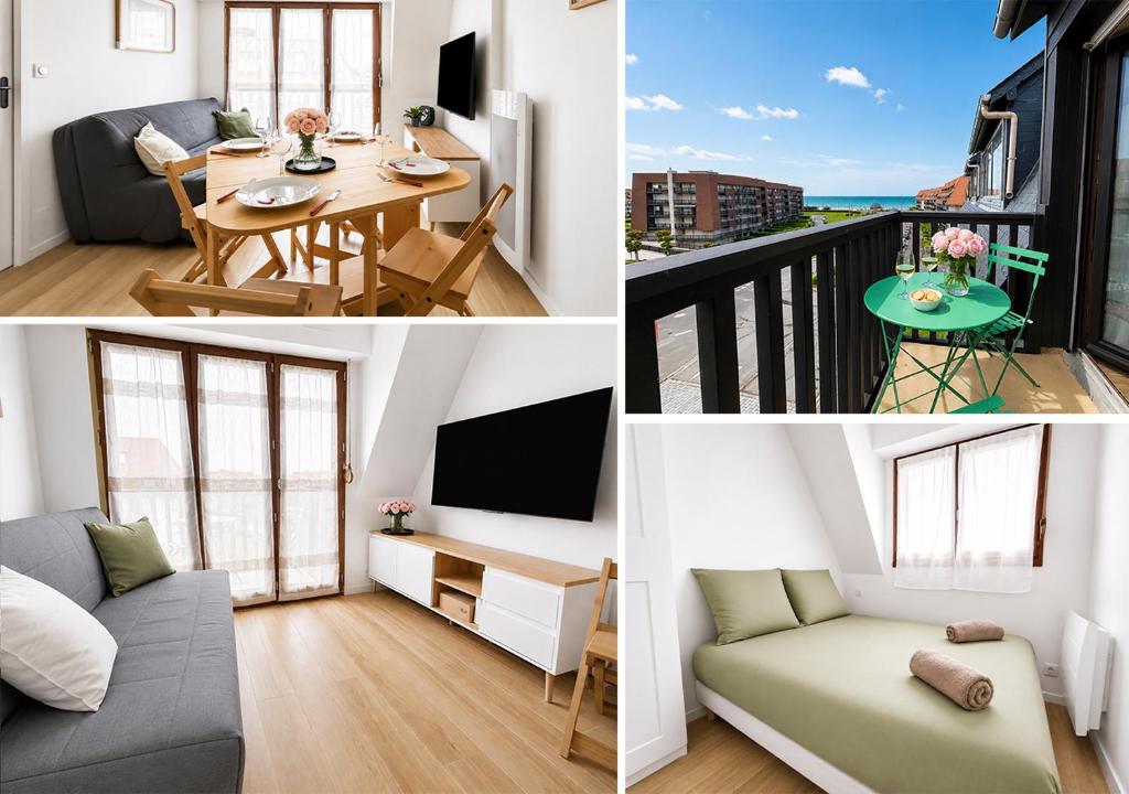 T2, moderne, balcon avec vue mer et parking privé - 2