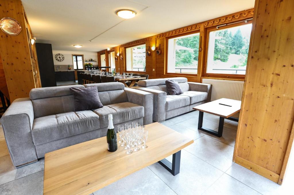 Chalet La Cascade - Appartement le Biwak pour 15 personnes - Châtel Réservation - 3