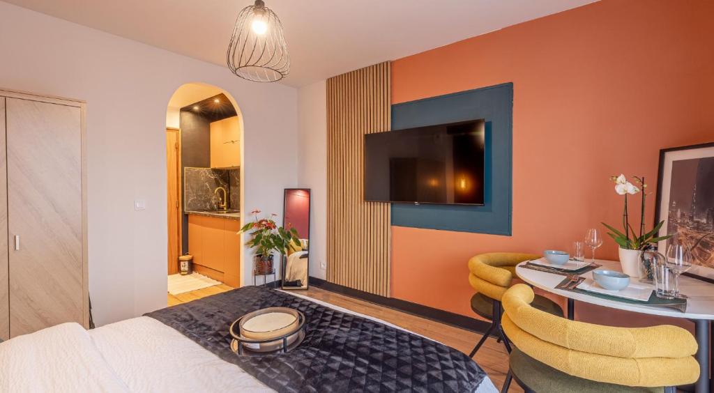 Studio moderne chaleureux et calme - 2
