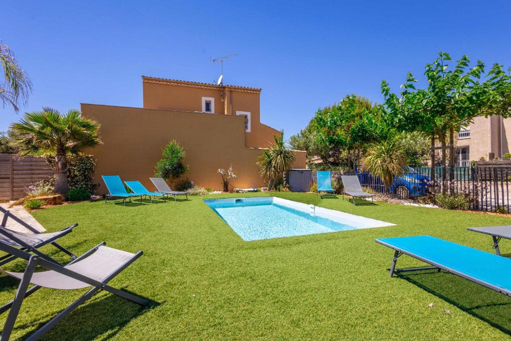 Valras-Loc Villa Familiale avec Piscine - 1