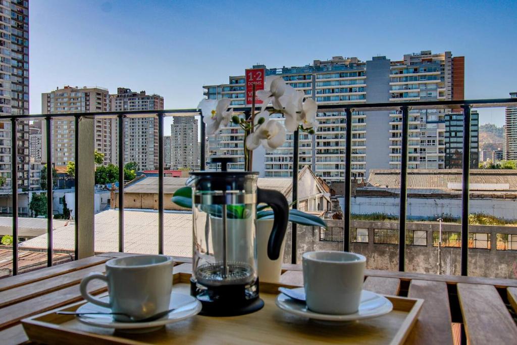 Ñuñoa 607B | Vista San Cristóbal, Parking y A/C - 3