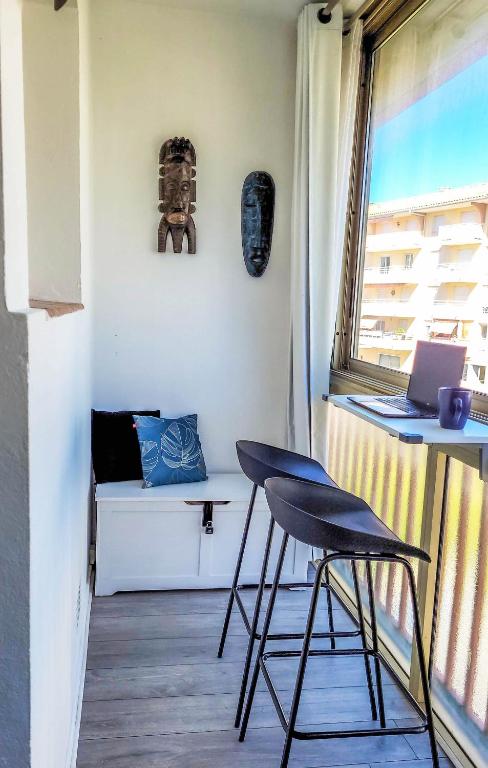 Tres jolie STUDIO A 2 MINUTES DE LA PLAGE ET DU PORT DE Fréjus secteur base nature - 5