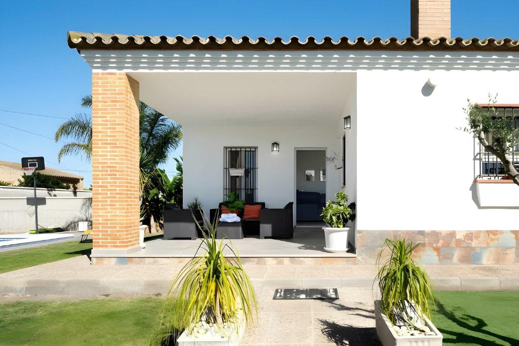 Villa con piscina privada Jardin Barbacoa Conil - 3