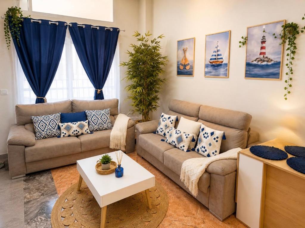 BRISA MARINA - A 50m de la playa - Centro Águilas - WiFi & AC - 2
