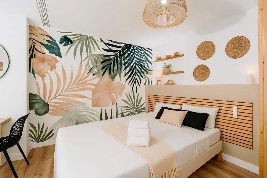 Suite Tropicale avec baignoire balnéo Saint-Étienne - 5