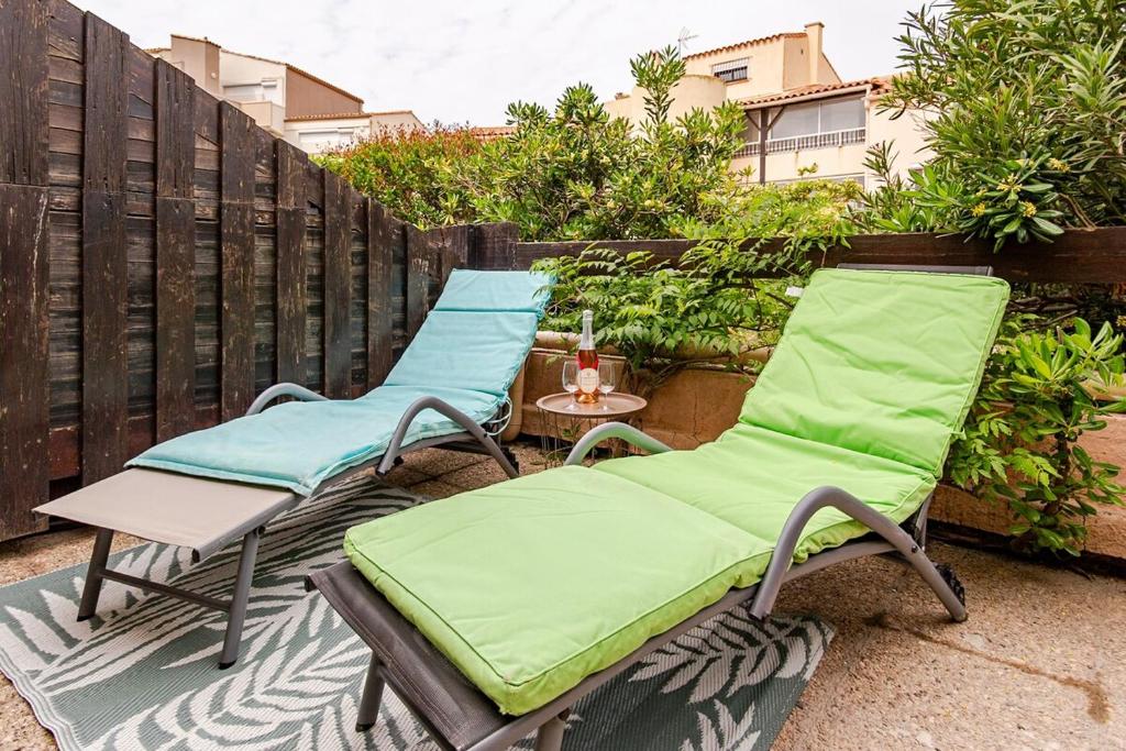 Solea #Terrasse Cosy# Plage et Port 5 min - 5