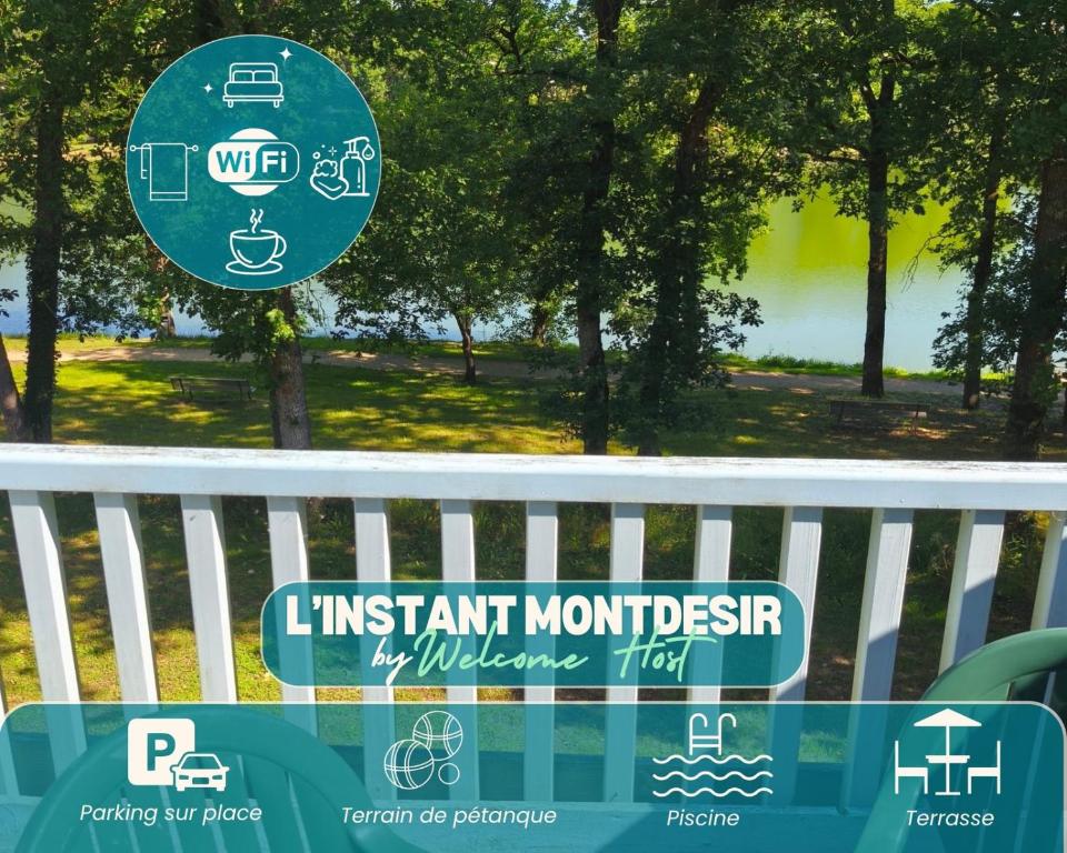 L'instant Montdesir, 4 pers, Piscine et Lac - 1