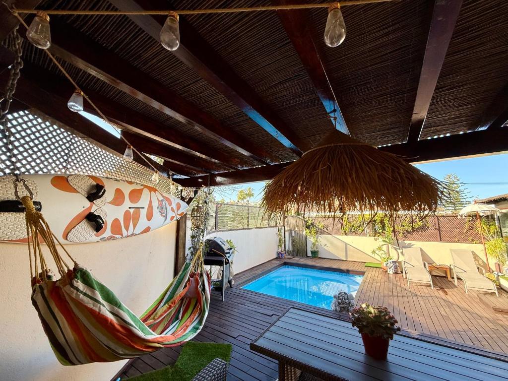 Bungalow Aloha, Piscina Privada, Playa y Barbacoa - 3
