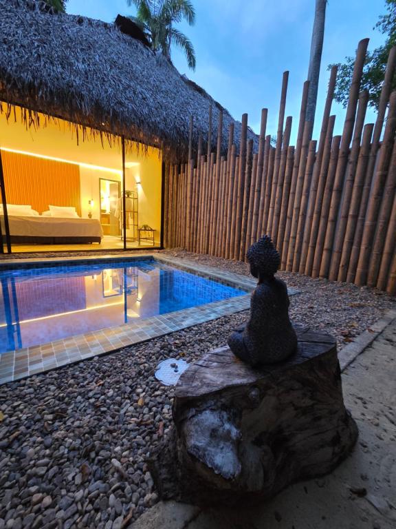 suite campestre parejas con ac y piscina privada - 4