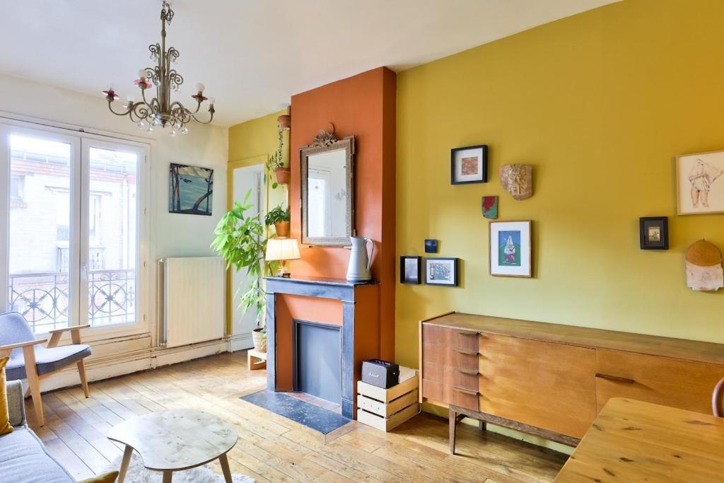 Cozy T2, 1BDR, 2P, Paris 18, Canal St-Martin - 5