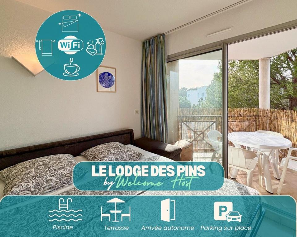 Le Lodge des Pins, terrasse & piscine en pinède - 1