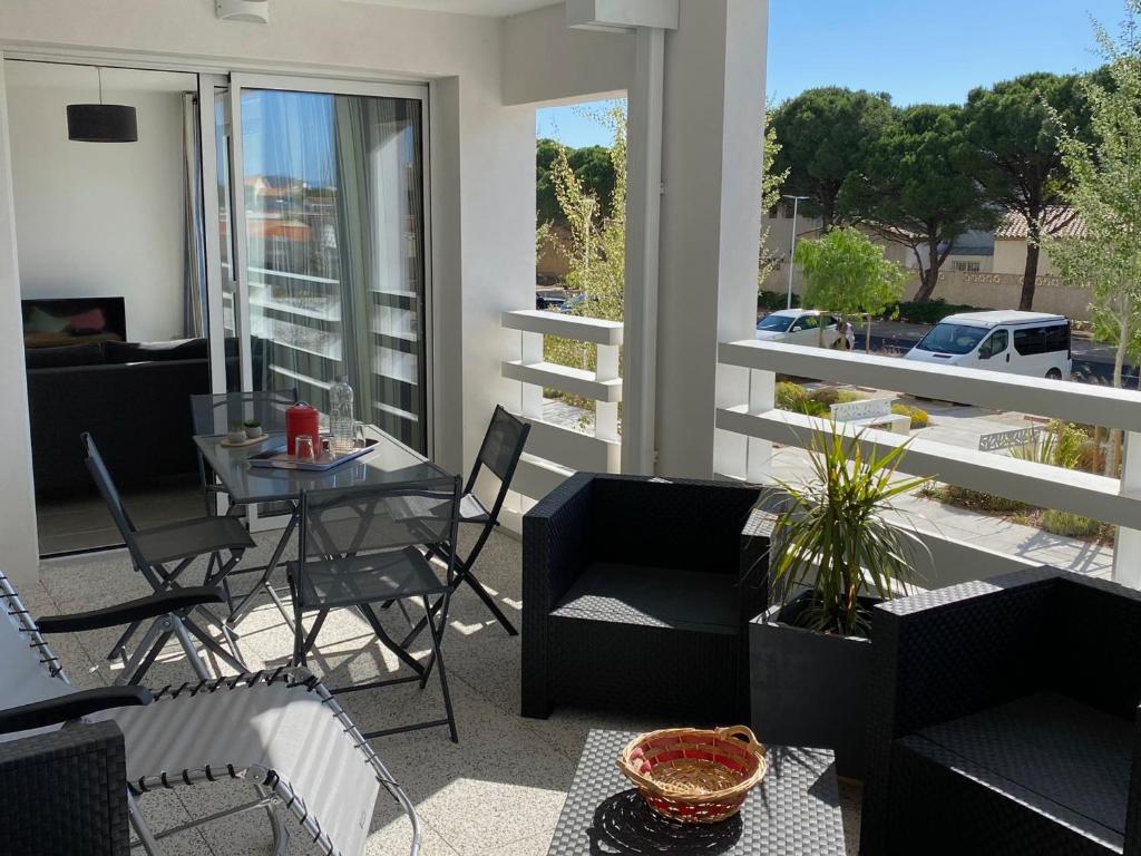Port Leucate, T2 Climatisé, 4 Pers, PKG, Proche Plage - FR-1-727-32 - 1
